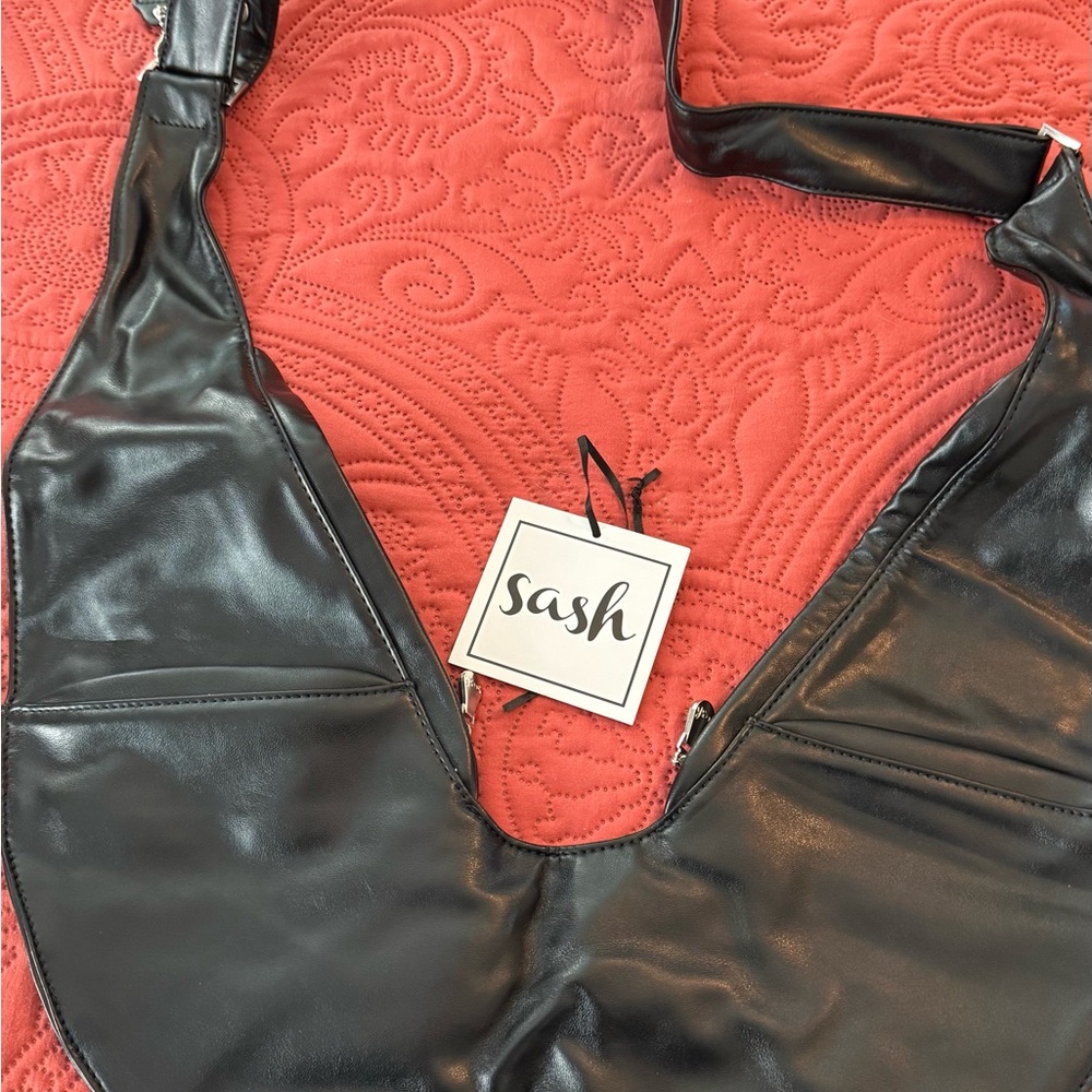SASH brand NWT Black Crossbody Bag for Women